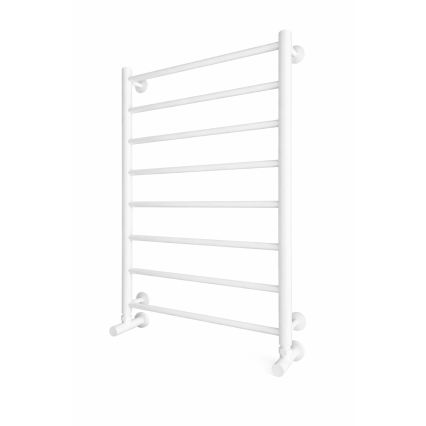 Полотенцесушитель-лестница для ванной INOX FLAT, 163 Вт/230 В, 77x53 см, нержавеющая сталь/белый
