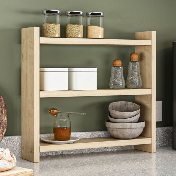 Полка KAN коричневого цвета