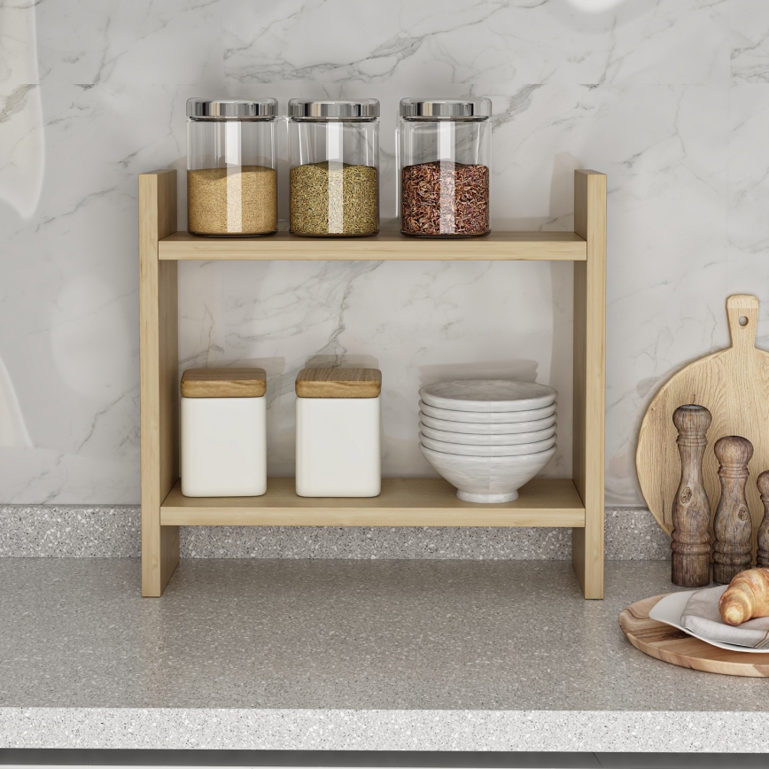 Полка KOREN, коричневая