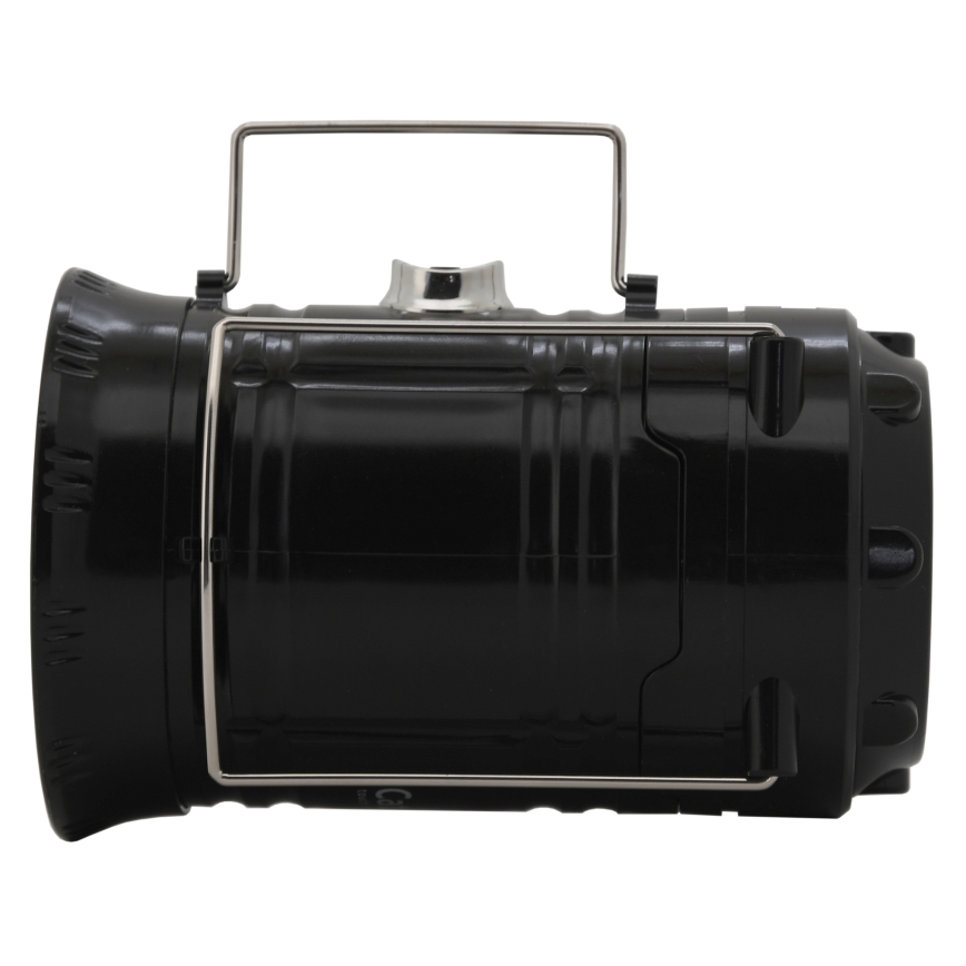 Портативна LED лампа на сонячній батареї LED/1200mAh чорний