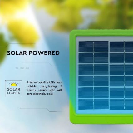 Портативна LED лампочка на сонячній батареї 3в1 LED/7W/230V 3000K/4000K/6400K + USB зарядка