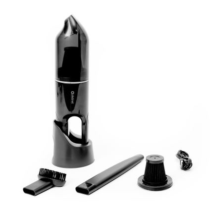 Портативний акумуляторний пилосос для автомобіля 75 Вт/2000 мАг чорний