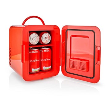 Портативний міні-холодильник 50W/230V червоний