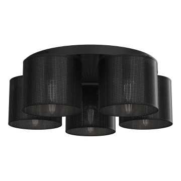 Потолочна люстра LOFT SHADE 5xE27/60W/230V чорна