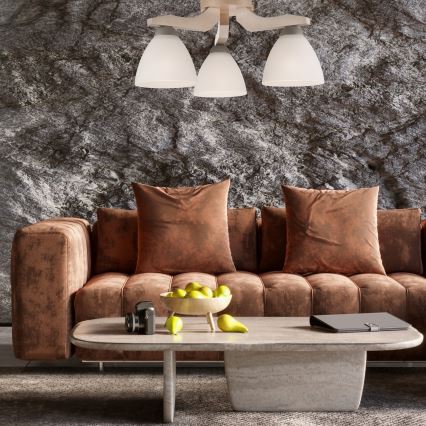 Потолочная люстра ADRIANO 3xE27/60W/230V бук