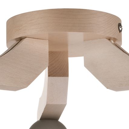 Потолочная люстра ADRIANO 3xE27/60W/230V бук