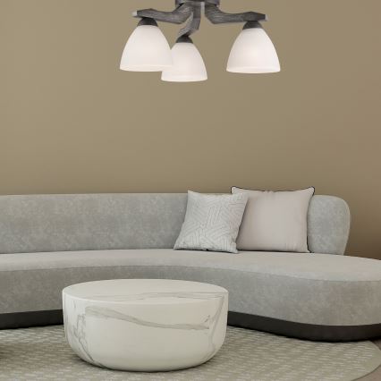 Потолочная люстра ADRIANO 3xE27/60W/230V бук