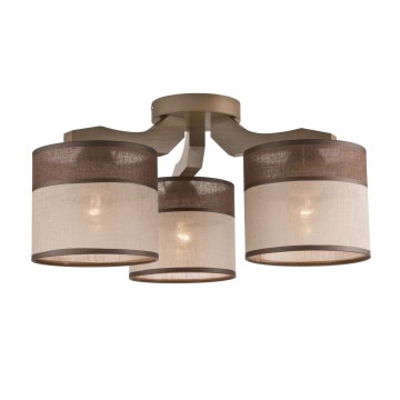 Потолочная люстра ANDREA 3xE27/60W/230V бук