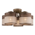 Потолочная люстра ANDREA 5xE27/60W/230V бук
