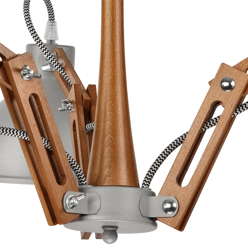 Потолочная люстра MARCELLO 3xE27/60W/230V бук