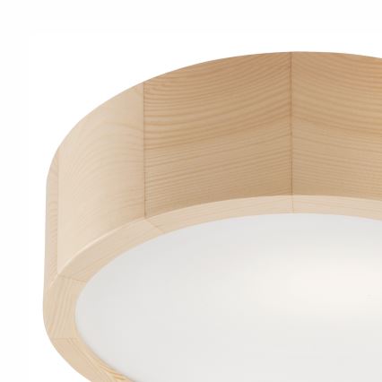 Потолочне світильник для ванної NATURAL 2xE27/15W/230V IP54 сосна Ø 27 см