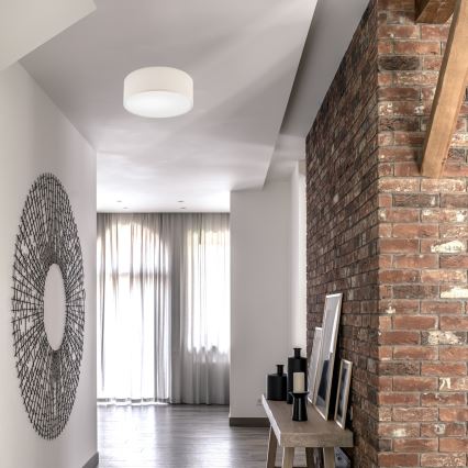 Потолочний світильник SIRJA 1xE27/60W/230V діаметром 35 см кремового кольору