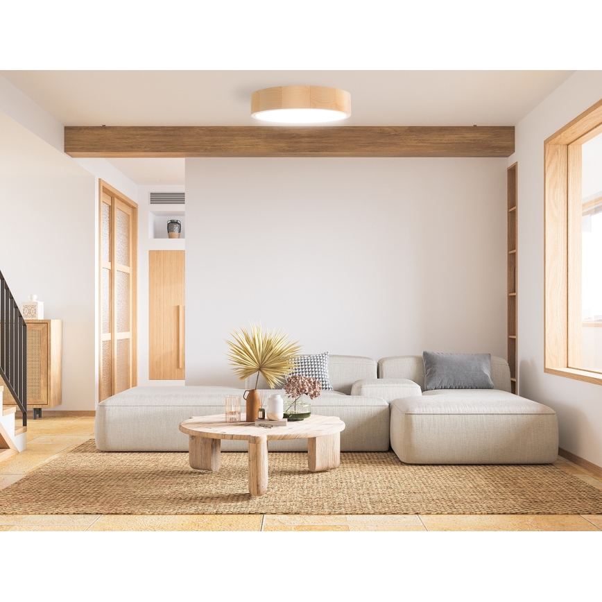 Потолочный свет CLEO 3xE27/24W/230V d. 37,5 cm сосна