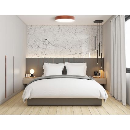 Потолочный свет CLEO 4xE27/24W/230V d. 50 cm медь