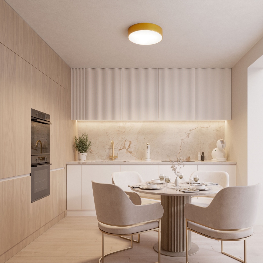 Потолочный свет CLEO 6xE27/24W/230V d. 80 cm gold