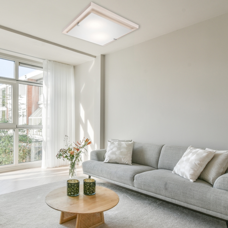 Потолочный светильник 1xE27/60W/230V бук