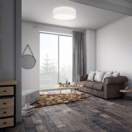 Потолочный светильник 2xE27/40W/230V, диаметр 38 см, белый