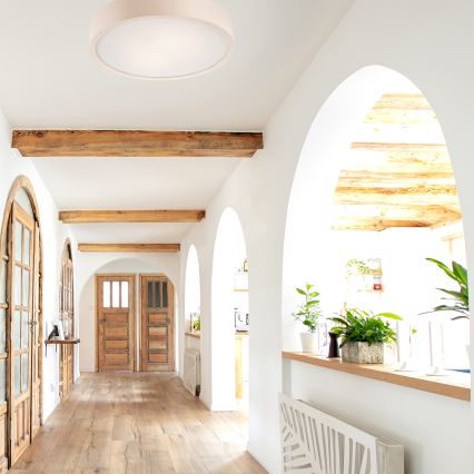 Потолочный светильник 2xE27/60W/230V сосна