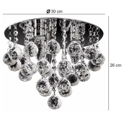 Потолочный светильник 3xE14/60Вт/230В