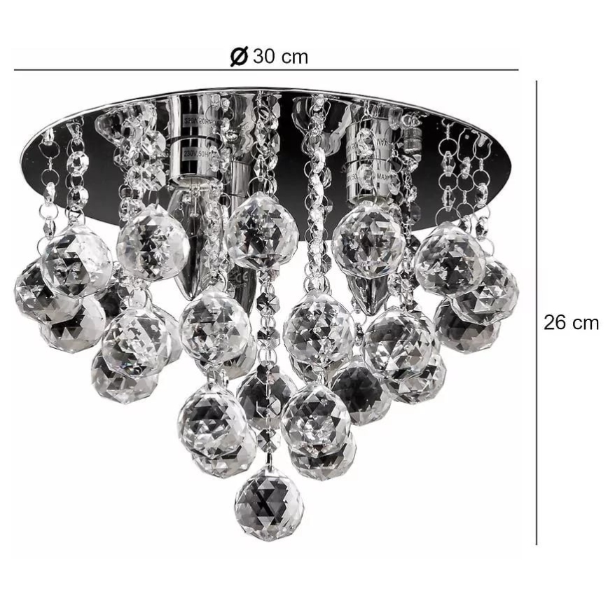 Потолочный светильник 3xE14/60Вт/230В