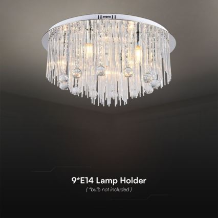 Потолочный светильник 9xE14/40W/230V диаметр 60 см