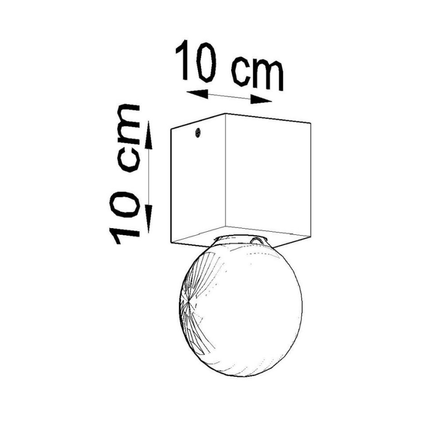 Потолочный светильник ABEL 1xE27/60W/230V бетон