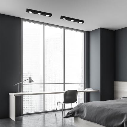 Потолочный светильник ALEXANDER 3xGX53/12W/230V черный