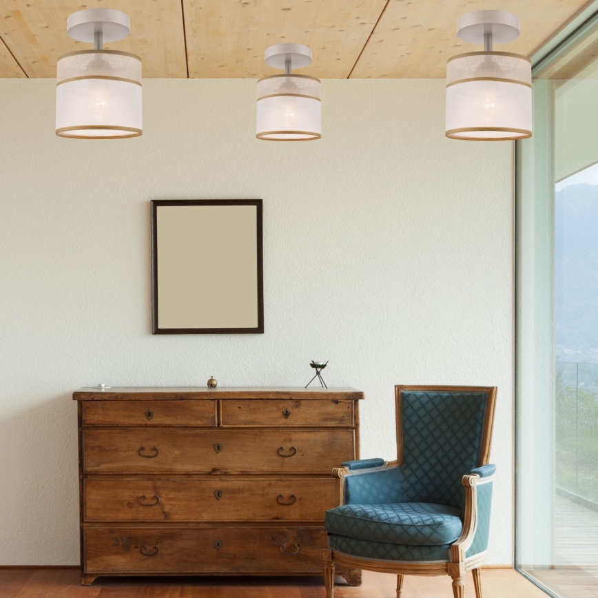 Накладная люстра ANDREA 1xE27/60W/230V бук