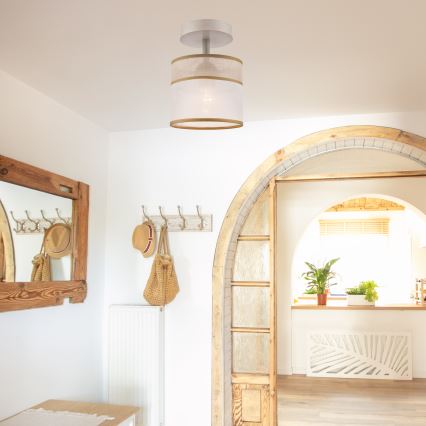 Накладная люстра ANDREA 1xE27/60W/230V бук