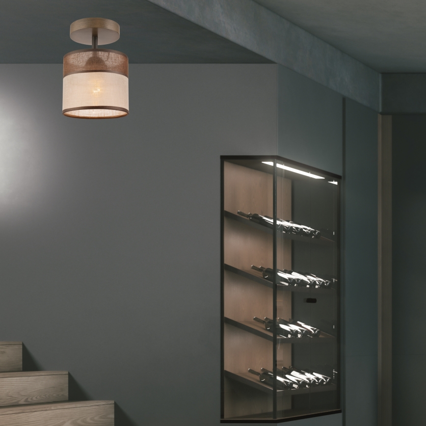 Накладная люстра ANDREA 1xE27/60W/230V бук