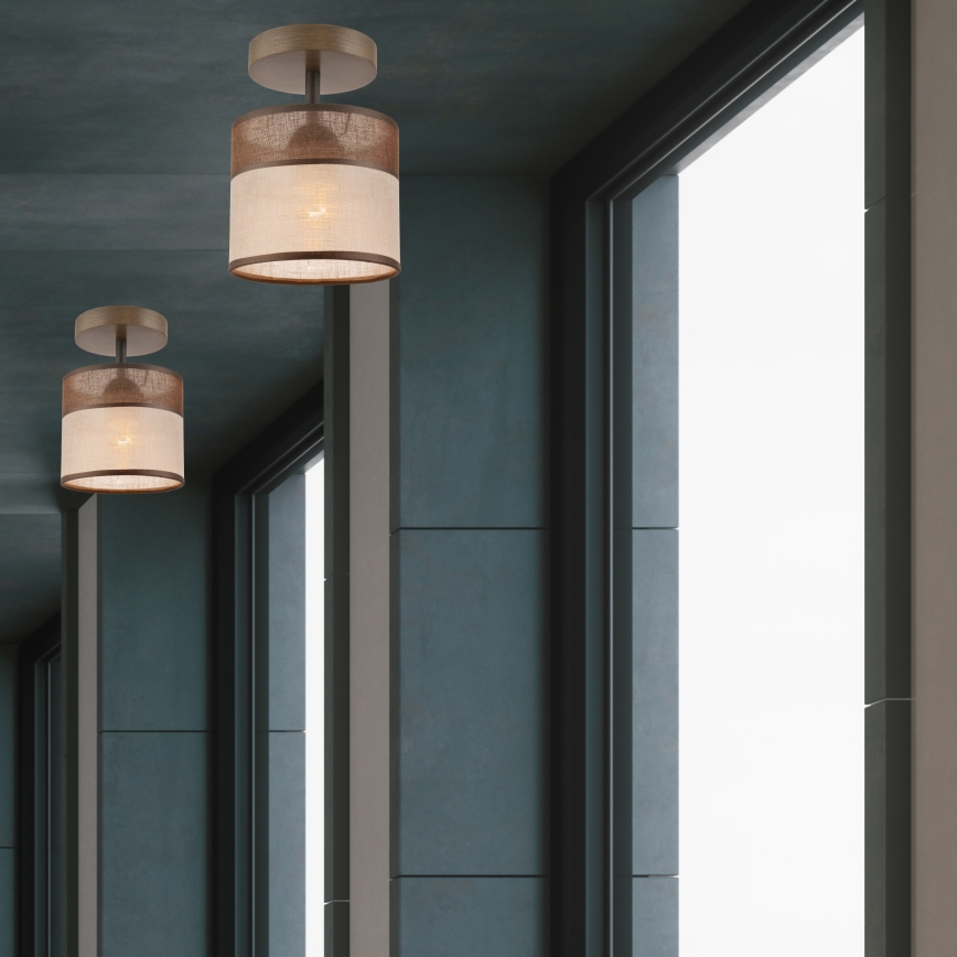 Накладная люстра ANDREA 1xE27/60W/230V бук