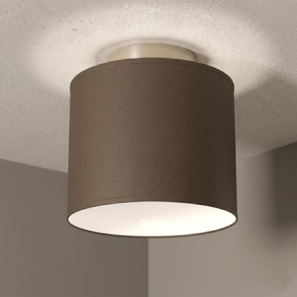 Потолочный светильник ARDEN 1xE27/15W/230V, диаметр 18 см, коричневый