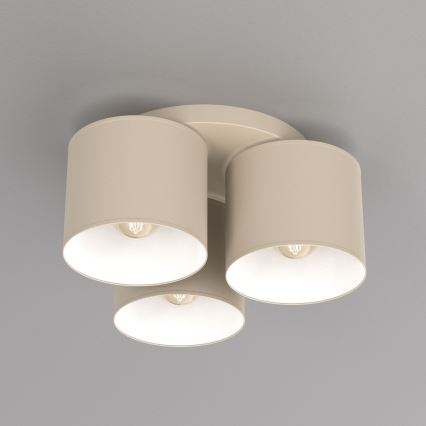 Потолочный светильник ARDEN 3xE27/15W/230V диаметр 30 см бежевый