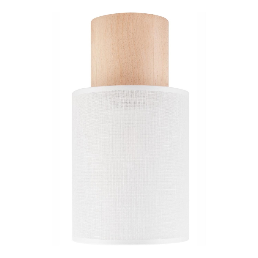 Потолочный светильник ARI 1xE27/60W/230V диаметр 16 см белый бук