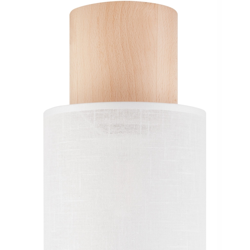 Потолочный светильник ARI 1xE27/60W/230V диаметр 16 см белый бук