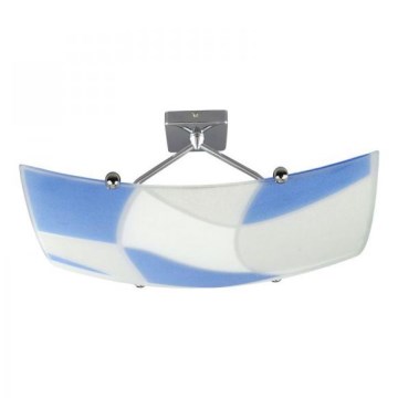 Потолочный светильник ASPIS 2xE27/100W/230V белый/синий