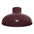 Потолочный светильник BASCA 1xE27/15W/230V, диаметр 40 см, бордовый