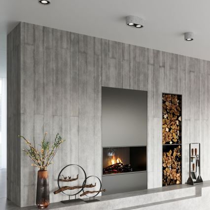 Потолочный светильник BASIC AR111 2xGU10/40W/230V бетон