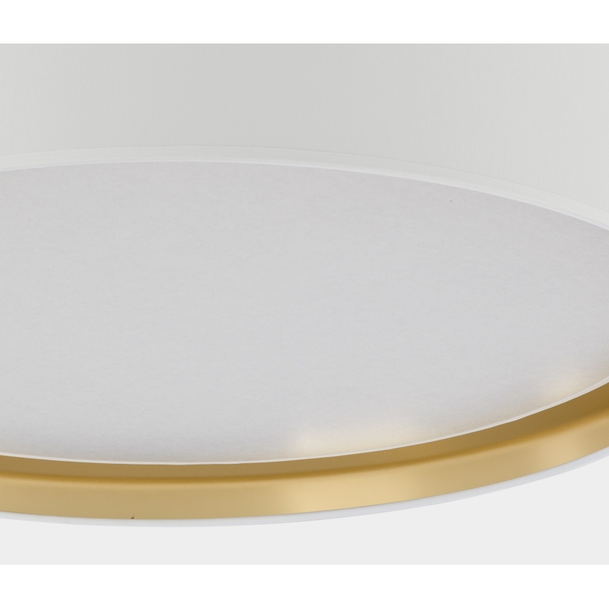 Потолочный светильник BILBAO 4xE27/15W/230V ⌀ 60 см белый/золотой