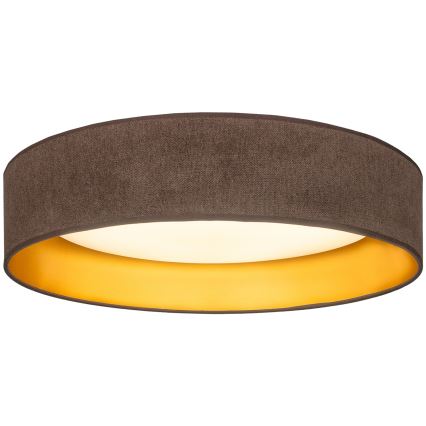 Brilagi - LED-потолочный светильник VELVET SIMPLE LED/36W/230V 3000K диам. 55 см коричневый/золотой