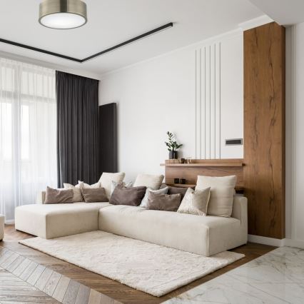 Потолочный светильник DANTE 1xE27/60W/230V диаметр 26 см патина