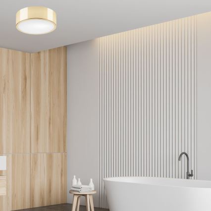 Потолочный светильник DANTE 1xE27/60W/230V диаметр 26 см золотой