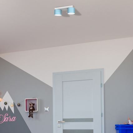 Потолочный светильник DIXIE 2xGX53/11W/230V голубой