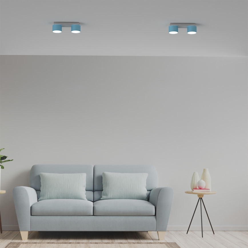 Потолочный светильник DIXIE 2xGX53/11W/230V голубой