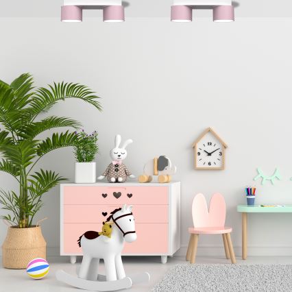 Потолочный светильник DIXIE 2xGX53/11W/230V розовый