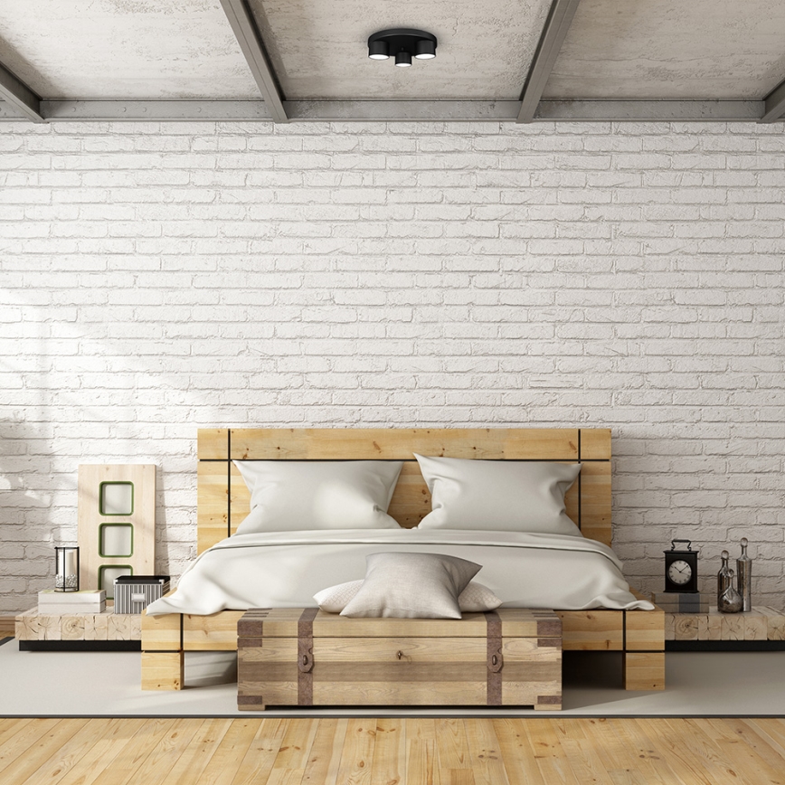 Потолочный светильник DIXIE 3xGX53/11W/230V черный