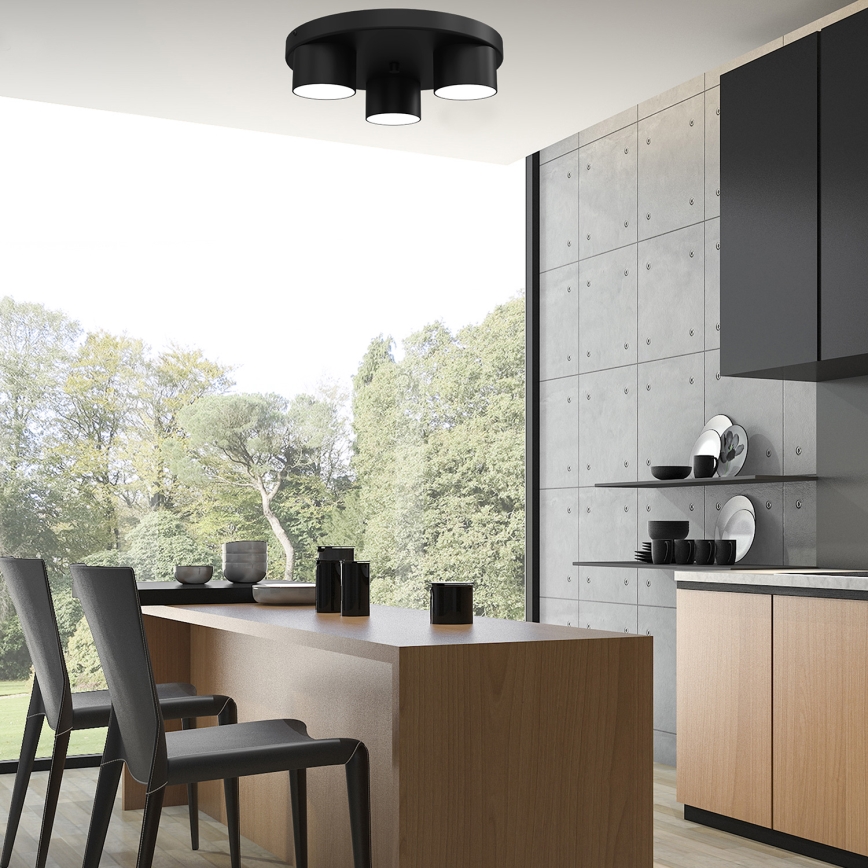 Потолочный светильник DIXIE 3xGX53/11W/230V черный