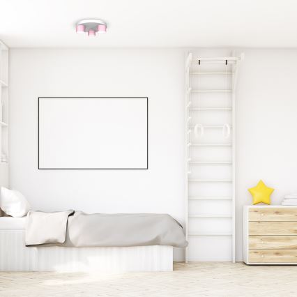 Потолочный светильник DIXIE 3xGX53/11W/230V розовый