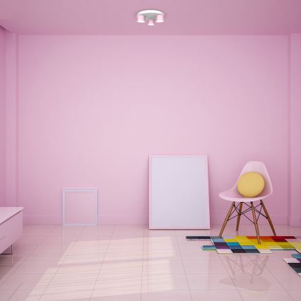 Потолочный светильник DIXIE 3xGX53/11W/230V розовый