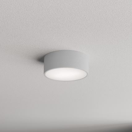 Потолочный светильник для ванной CLEO с датчиком, 1xE27/24W/230V, диаметр 20 см, IP54, серый